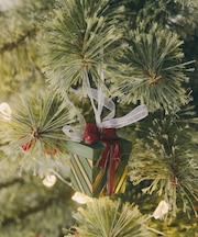 レジンプレゼントオーナメントストライプ／Christmas