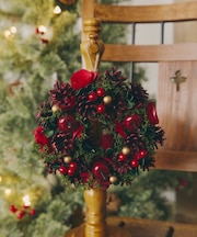 リンゴのミニリース／Christmas