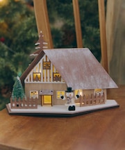 ウッドLEDハウス／Natural Christmas