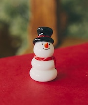 ガラススノーマンオブジェ／Christmas