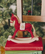 フェルトロッキングホース／Christmas