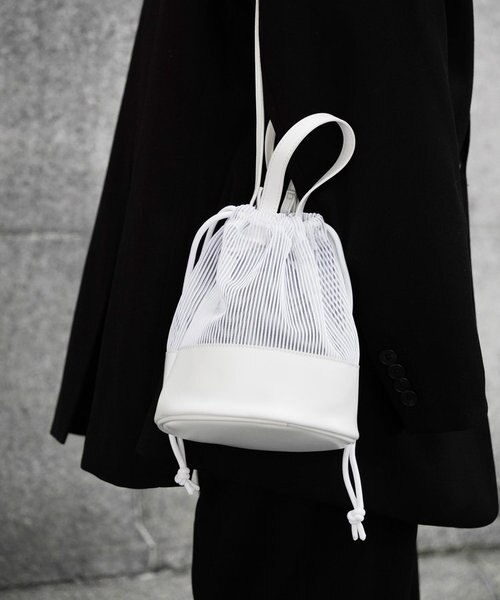 sakina_yamamoto】メッシュ巾着トートバッグ｜コロニートゥー