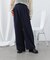 ダブルタックワイドパンツ
