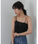 カップ付コットンベア2WAYアシメキャミソール