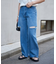 11OZカットスリットデニムパンツ