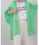 格子シアーちび衿オーバーシャツ