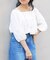 【2WAY】ポコポコふくれジャガードオフショルブラウス
