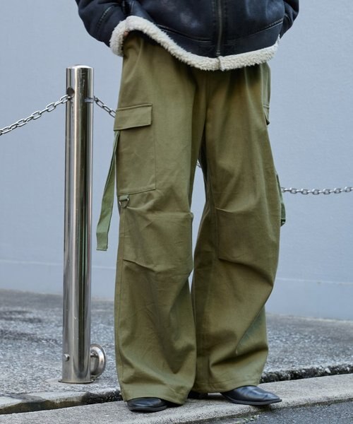パラシュートパンツ ヘビーツイルストレッチパラシュートパンツ｜コロニートゥーワン