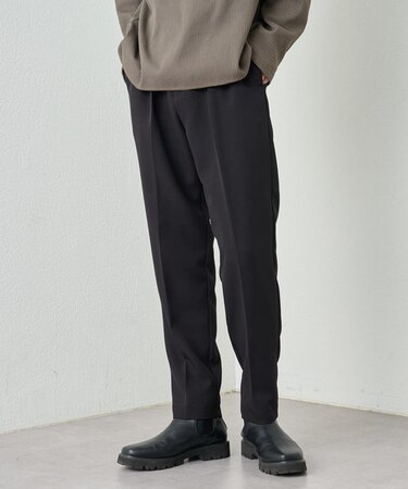 【セットアップ対応】サステナブルストレッチイージースリムスラックス