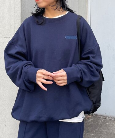 【LEI企画 / UNISEX】ワッペン刺繍スウェット