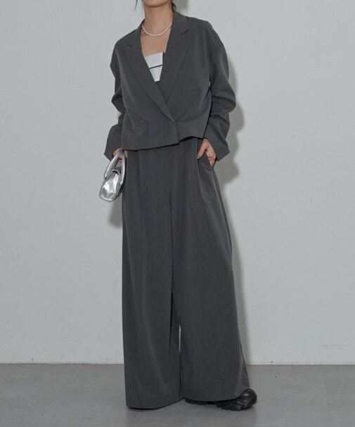 【オケージョン/セットアップ対応】ターンダウンオールインワン