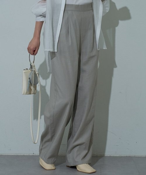 UNUSED レーヨンワイドパンツ UNUSED Womens / Nylon wide pants-UNUSEDの通販EQUAL
