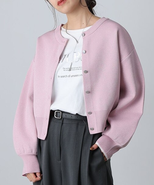 【リバイバル】ラメスポンディッシュカーディガン