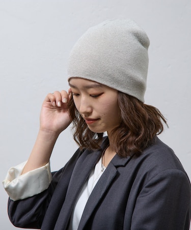 ラメニット帽