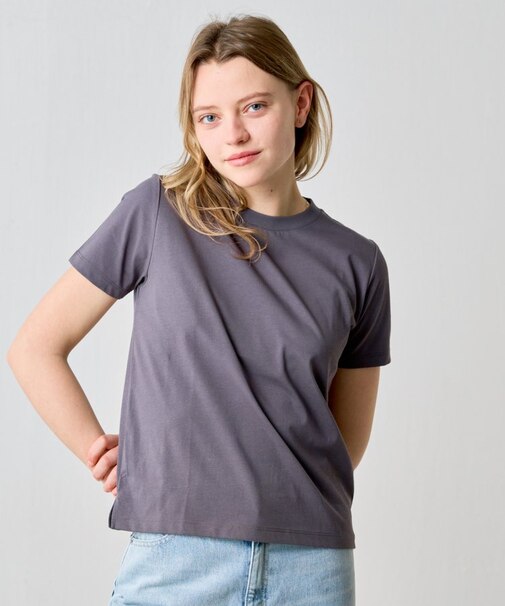 【BASIC LINE】プレーティング半袖Tシャツ