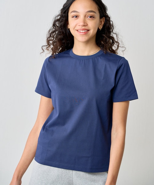 【BASIC LINE】プレーティング半袖Tシャツ
