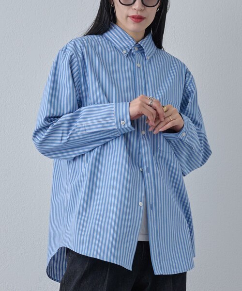 ジャガードストライプボタンダウンシャツ｜コロニートゥーワン