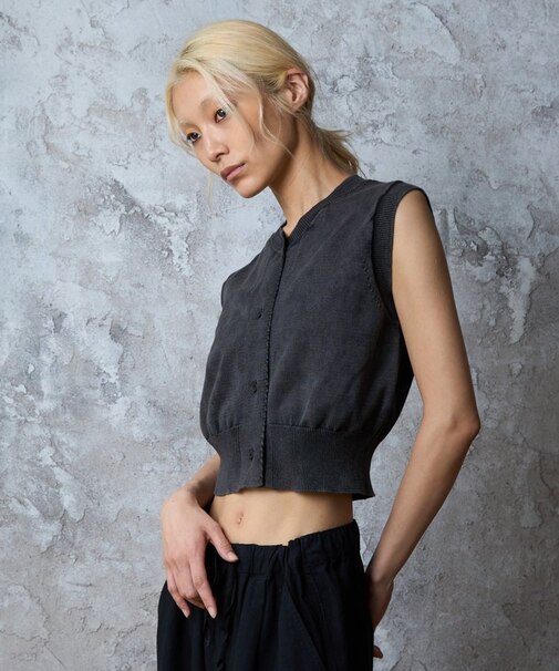 【paradigm】コットンニットコンパクトベスト