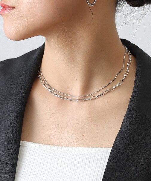 スリムチェーン2WAYチョーカー
