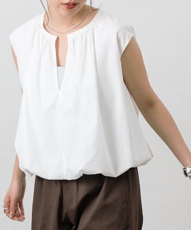 ブロードバルーンノースリーブシャツ