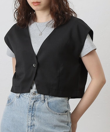 クロップドベスト