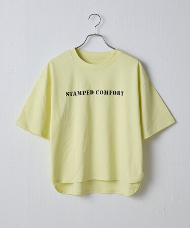 スマートラウンド半袖ロゴTシャツSTAMP