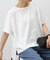 プレーティング天竺フレアTシャツ