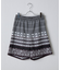パネル柄プリントショートパンツ