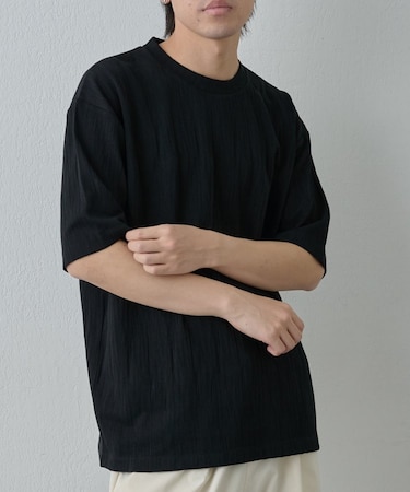 タテオチジャガード半袖T