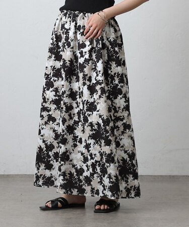 リンクパターンフレアスカート