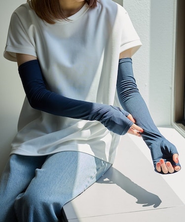 UV&冷感アームカバー50cm