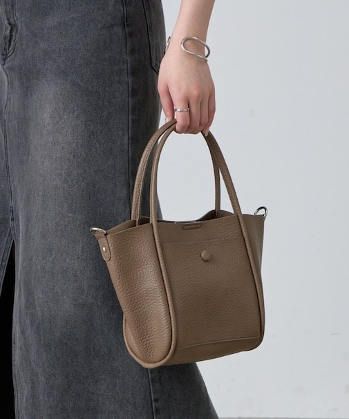 フロントポケットミニトートバッグ