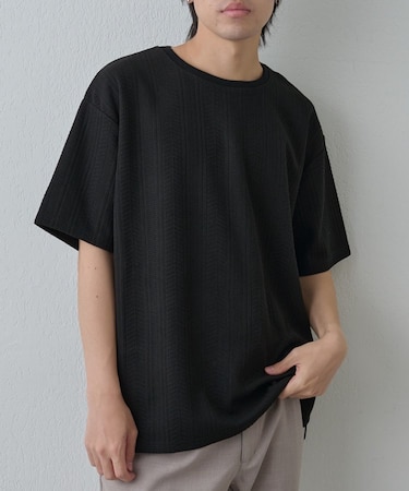 ケーブルジャガードTEE