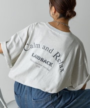 CalmandバックプリントTシャツ