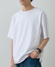 コントラストTシャツ