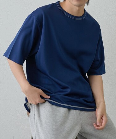 コントラストTシャツ