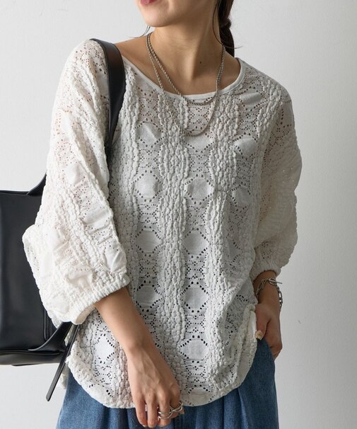 プクプクレースプルオーバー