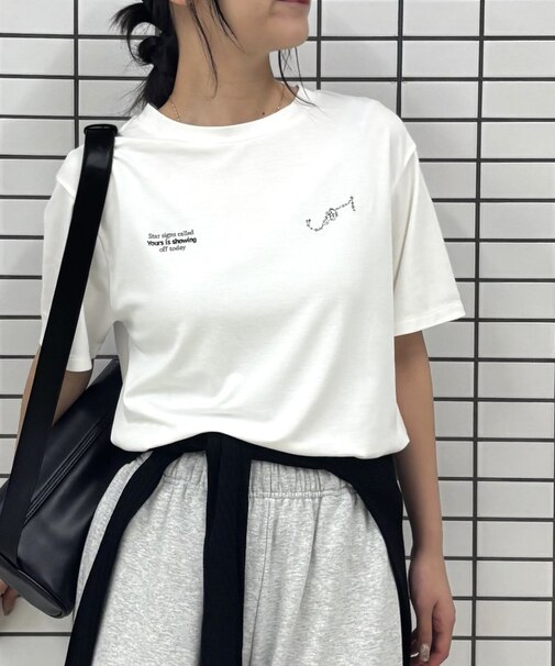 【PIKO企画 / WEB限定】W刺繍星座Ｔシャツ