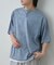 フェード天竺ヘンリーネックTEE