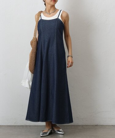 ライトオンスデニムキャミワンピース