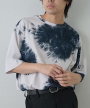 タイダイ天竺クルーネックTEE
