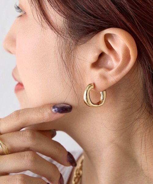 DT★Max Mara★alpino メタルピアス ニュアンスカールメタルピアス｜コロニートゥーワンスリーナイン