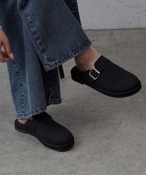 スエードライクスリッポンサボサンダル｜コロニートゥーワン