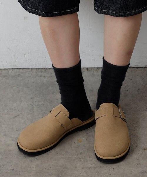 スエードライクスリッポンサボサンダル｜コロニートゥーワン