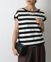 天竺フレンチスリーブプルオーバー