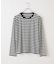 ボーダークルーネック長袖Tシャツ