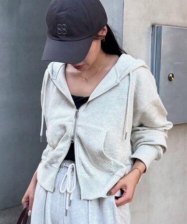 【WEB限定】ダブルジップスウェットパーカー
