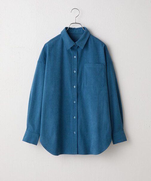 【セットアップ対応】コーデュロイオーバーシャツ