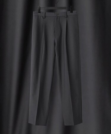 【セットアップ対応】ウォッシャブルストレッチテーパードパンツ