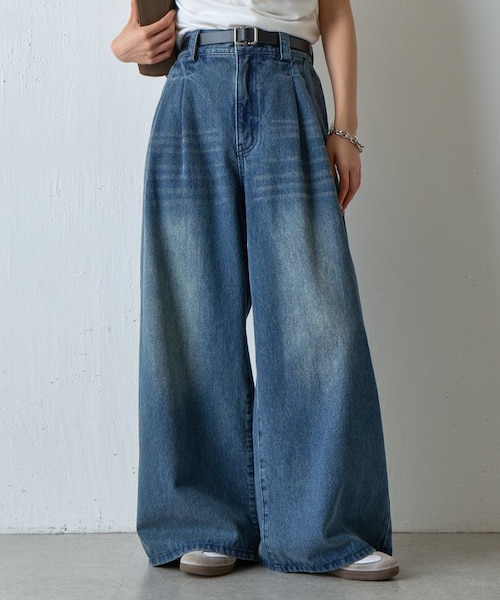 スーパーワイドデニム｜コロニートゥーワンスリーナインの通販｜&mall